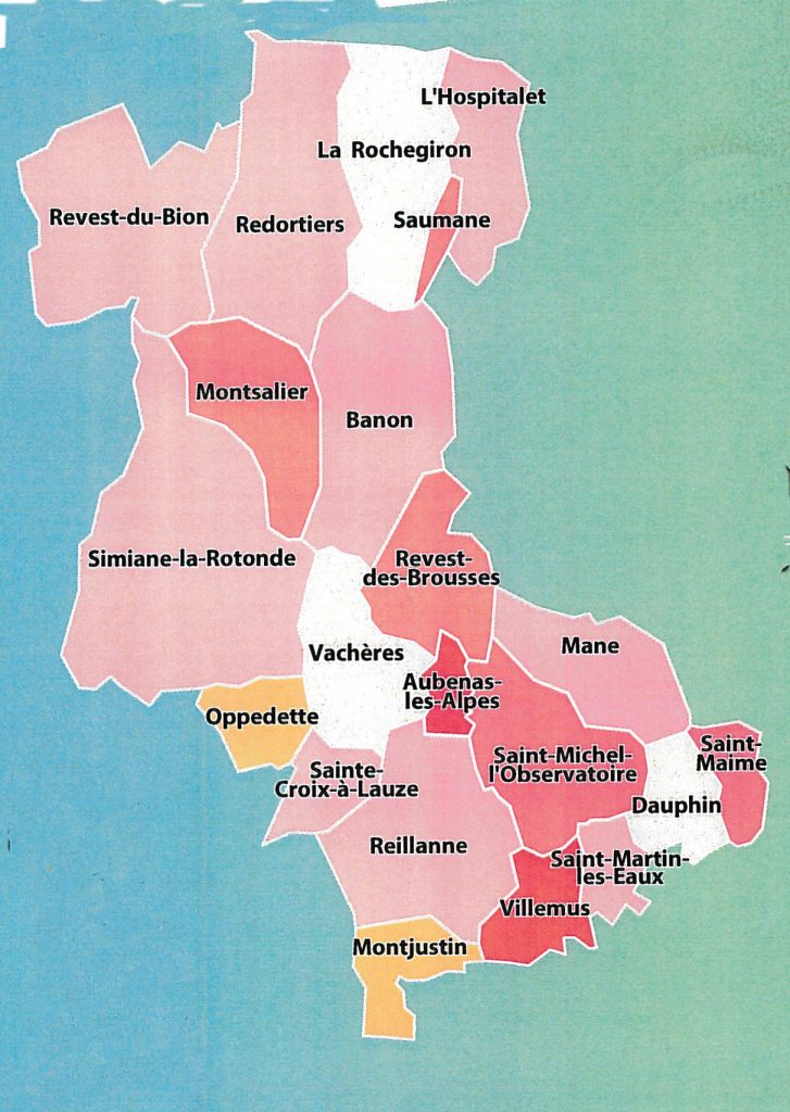 Image carte de la communauté de communes