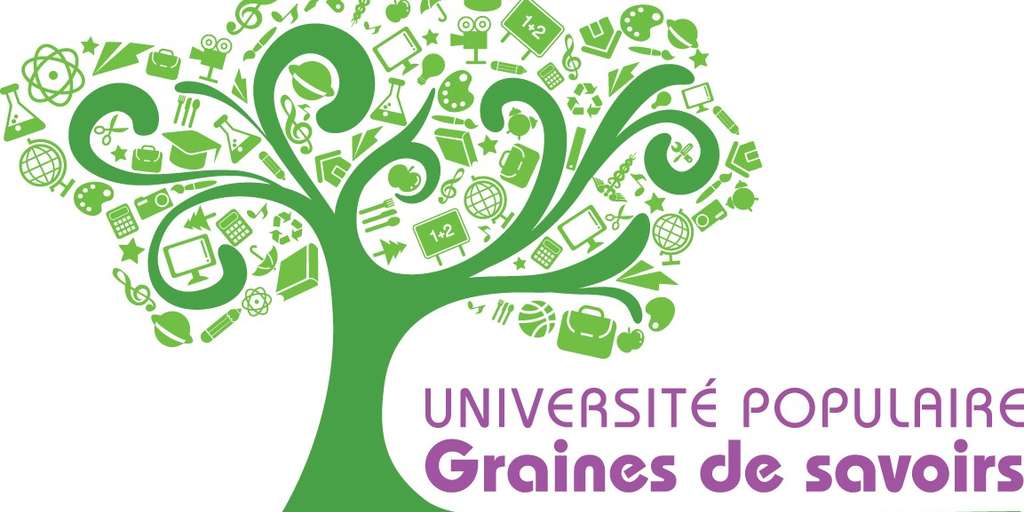 Image logo université populaire graines de savoirs