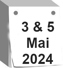 calendrier 3 et 5 mai 2024
