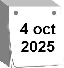 Calendrier 4 octobre 2025