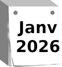 calendrier janvier 2026
