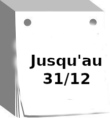 Calendrier jusqu'au 31-12-2026