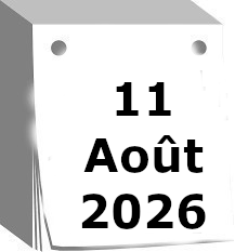 calendrier 11 aout 2026