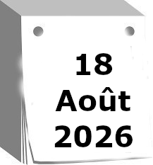 calendrier 18 aout 2026