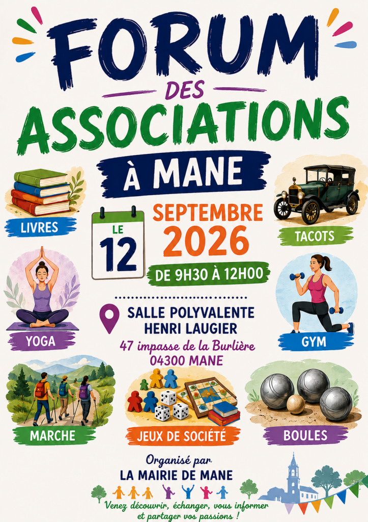 AFFICHE FORUM CORRIGEE (002) Affiche forum Associations 2026