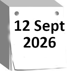 Calendrier 12-09-2026 Calendrier 12 septembre 2026