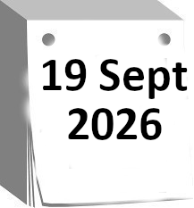 Calendrier 19-09-2026 Calendrier 19 septembre 2026